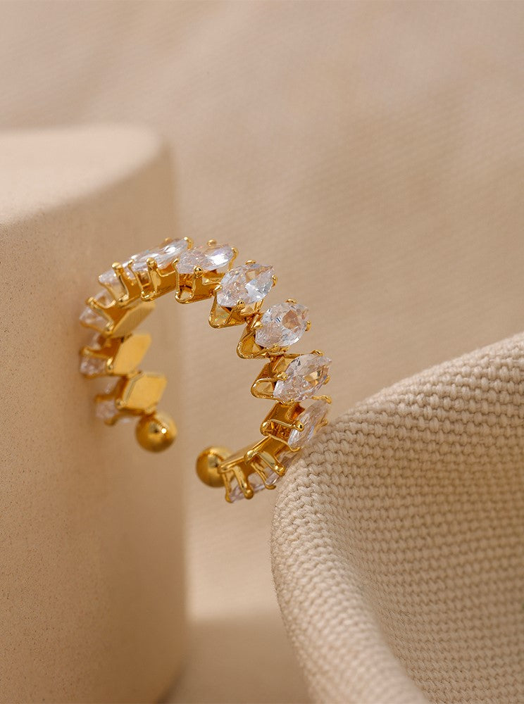 White Flex Ring