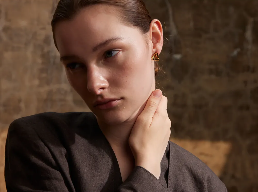 Cone Stud Earrings