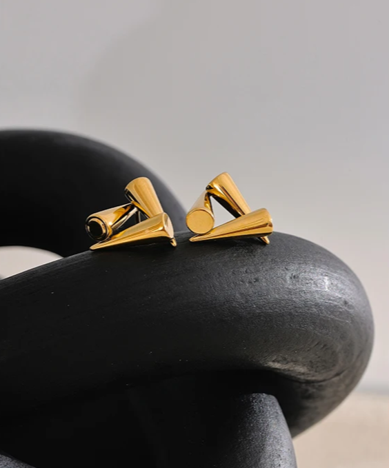 Cone Stud Earrings