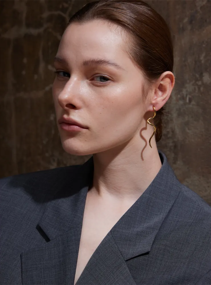 Spiral Stud Earrings