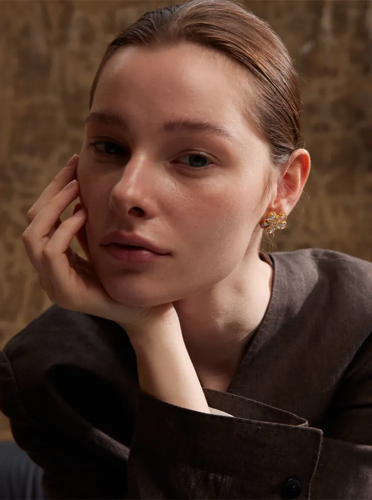 Flower Stud Earrings