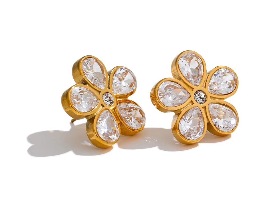 Flower Stud Earrings