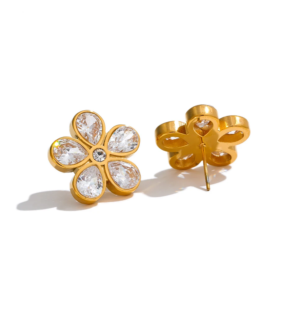 Flower Stud Earrings