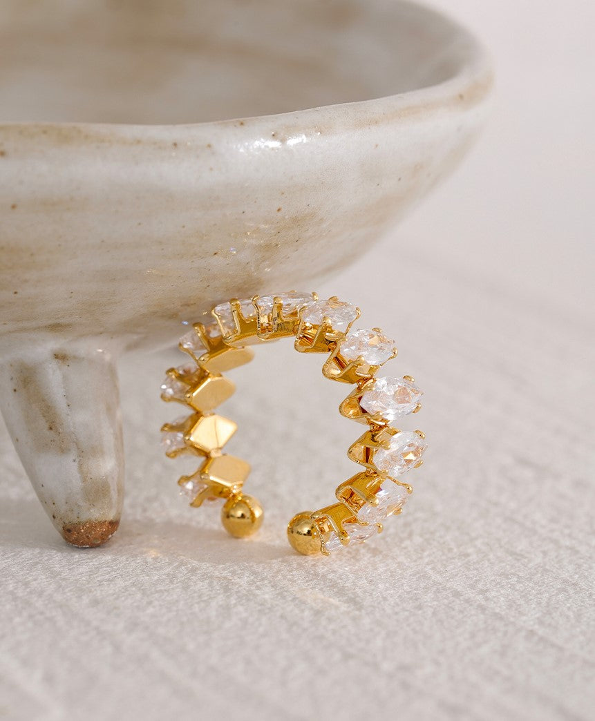 White Flex Ring