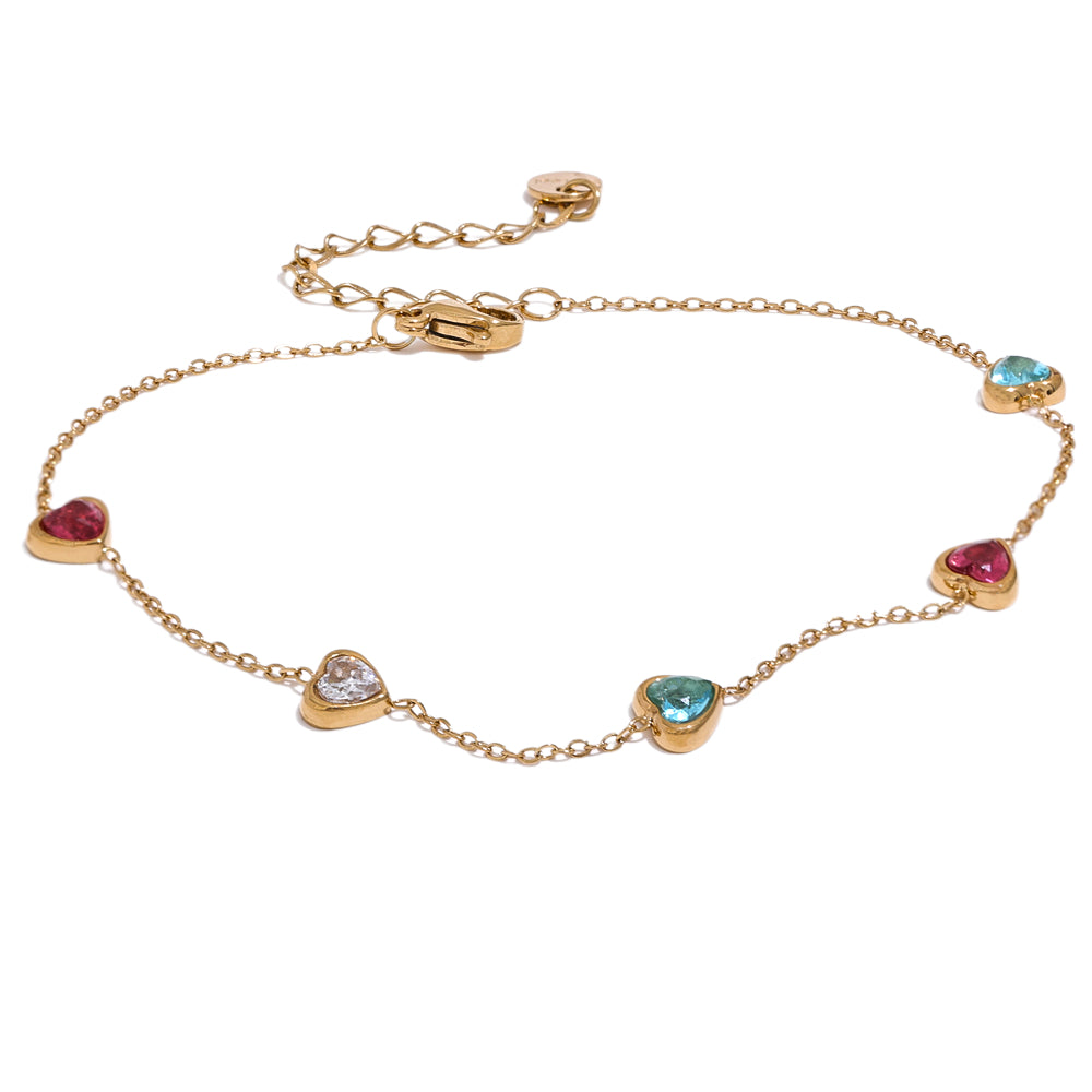 Heartstone Anklet