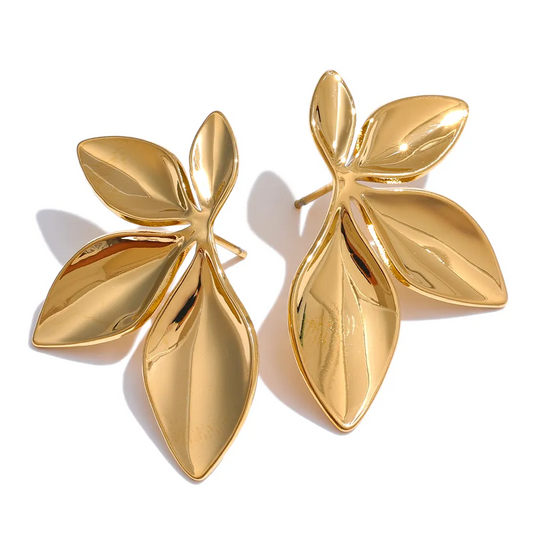 Leaves Stud Earrings