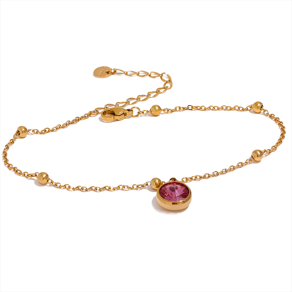 Cirque Gemstone Anklet