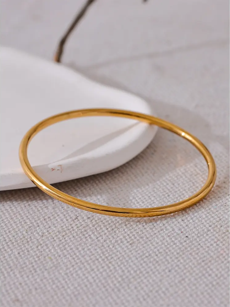 Glossy Round Bangle 3MM