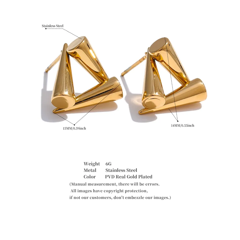 Cone Stud Earrings