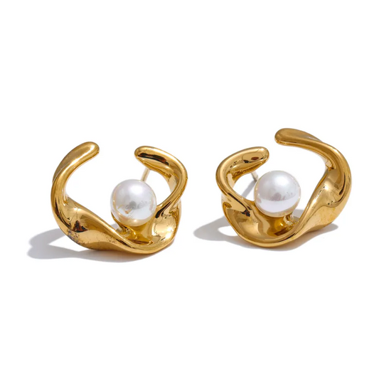 Pearl Stud Earrings