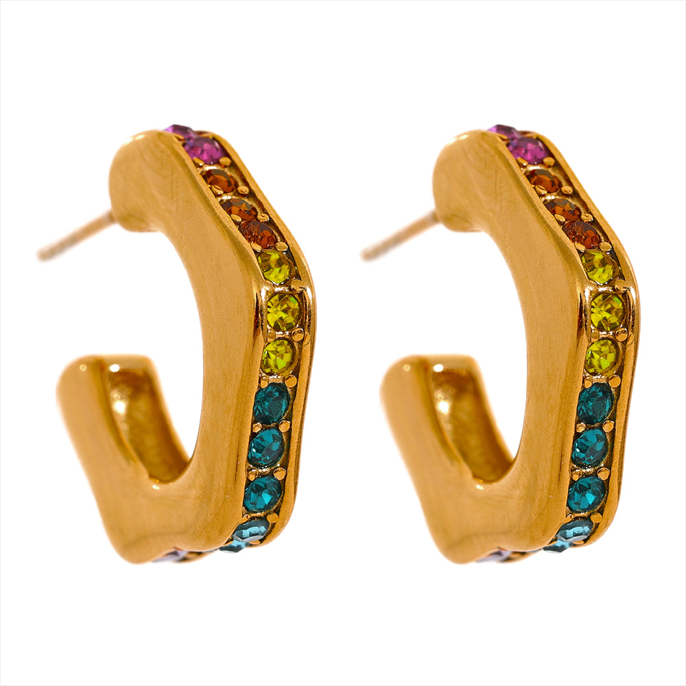 Rainbow Radiance Earrings